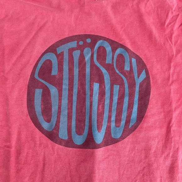 Dark pink stussy long sleeve - Picture 6 of 6